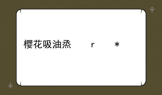 樱花吸油烟机报价