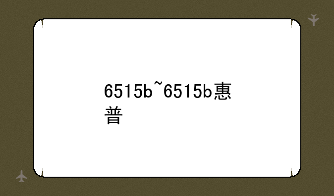 6515b~6515b惠普