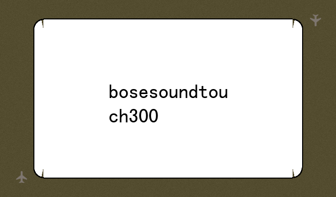 bosesoundtouch300