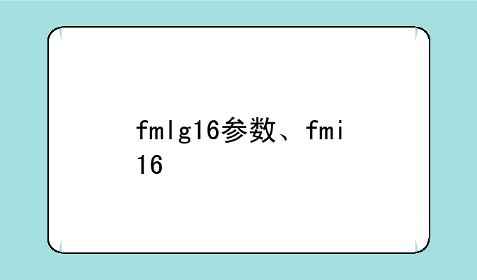 fmlg16参数、fmi16