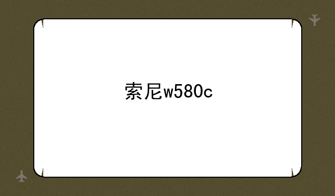 索尼w580c