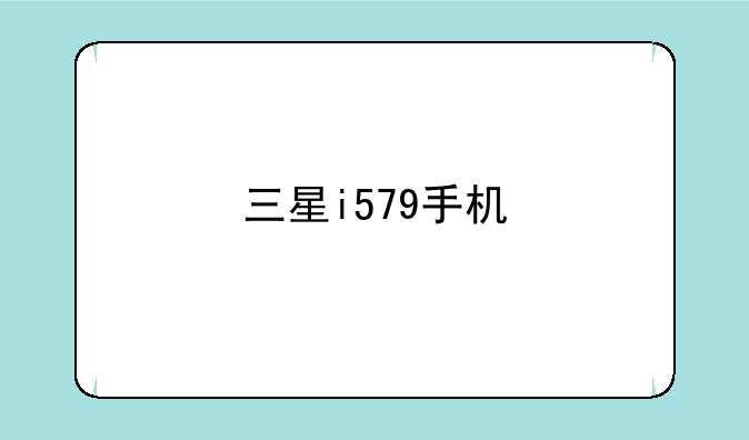 三星i579手机
