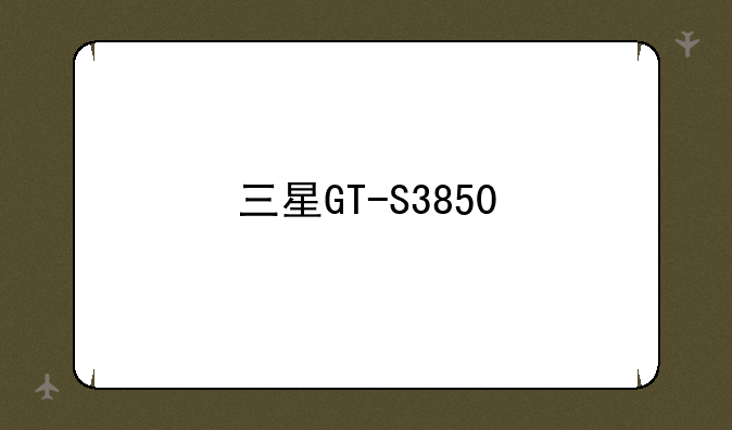 三星GT-S3850