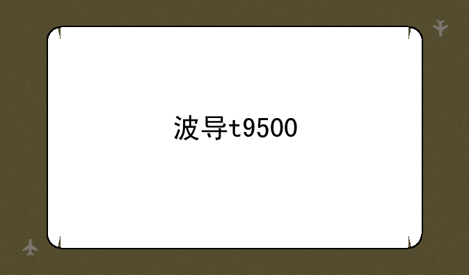 波导t9500
