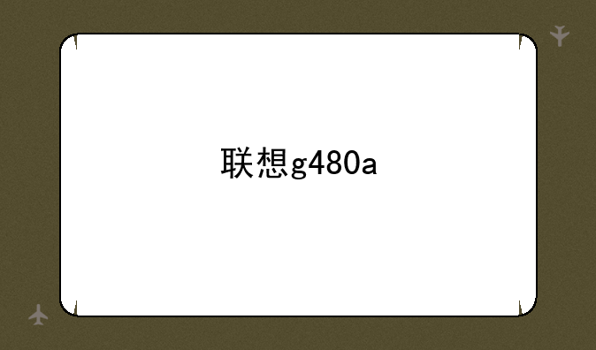 联想g480a