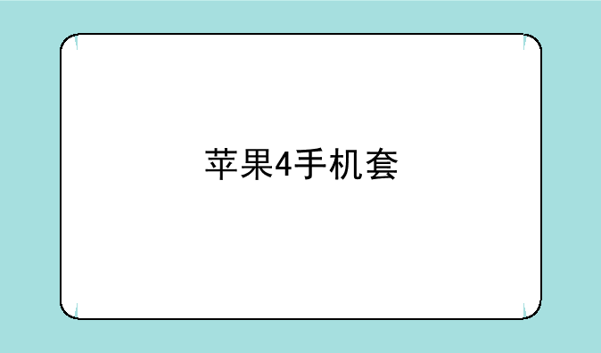 苹果4手机套